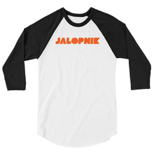 Load image into Gallery viewer, Jalopnik Logo 3/4 sleeve Baseball T-shirt
